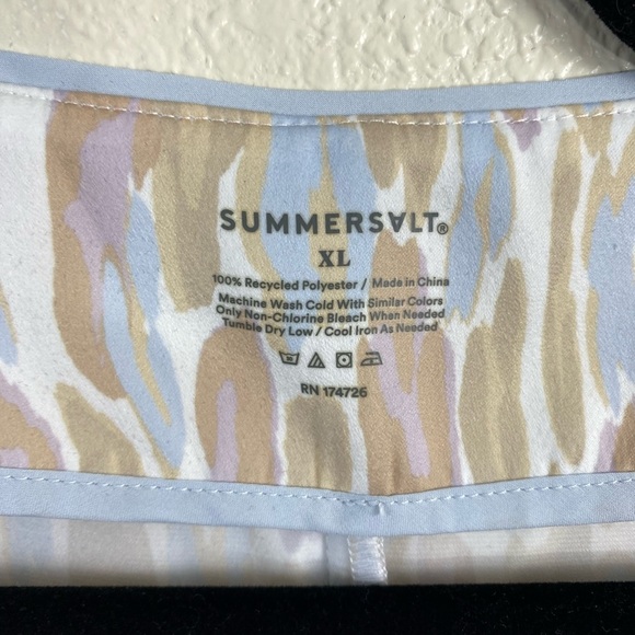 Summersalt Pajama Top Lightweight Sleepwear Relaxed Long Sleeve Button up sz XL - Picture 3 of 10